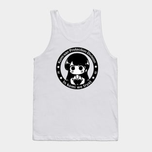 komi-san protection division Tank Top